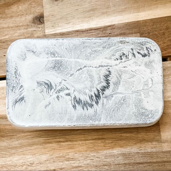 Marbled cement phone & ring holder - Picture 8 of 11